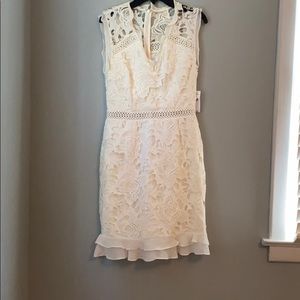 White cooper street lace dress